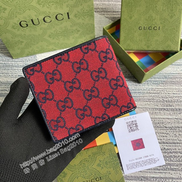 Gucci新款包包 古馳GG Marmont系列錢包 Gucci男士短夾 657572  ydg3286
